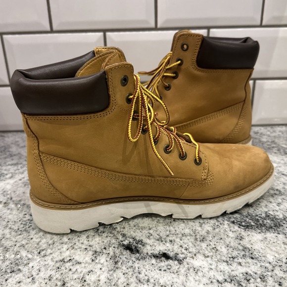 Timberland Sensorflex‎ Women's 7 Boots Wheat ReBOTL Leather Lace-Up Waterproof - Picture 7 of 11